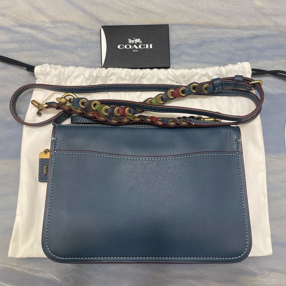 Coach 1941 Soho Chain Link Crossbody in Denim